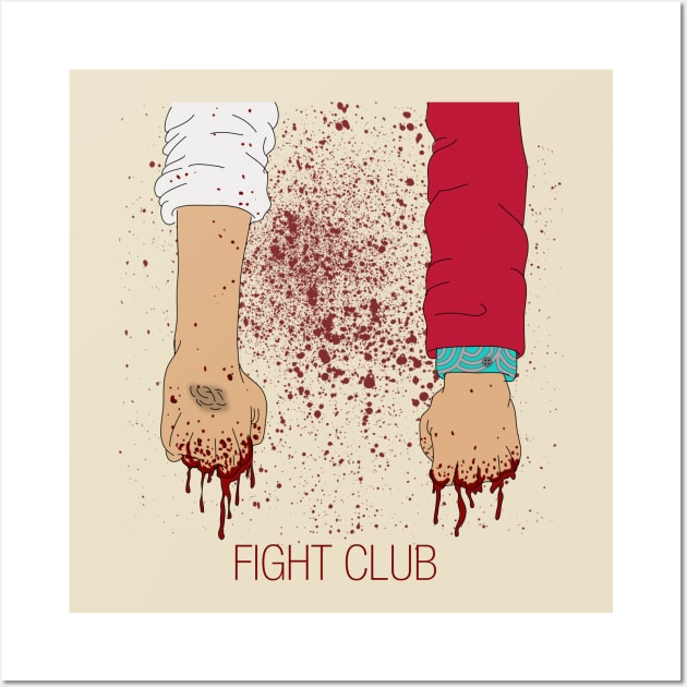 Fight Club Fist Wall Art by RedSheep